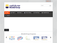 Tablet Screenshot of mondialgroup.sd